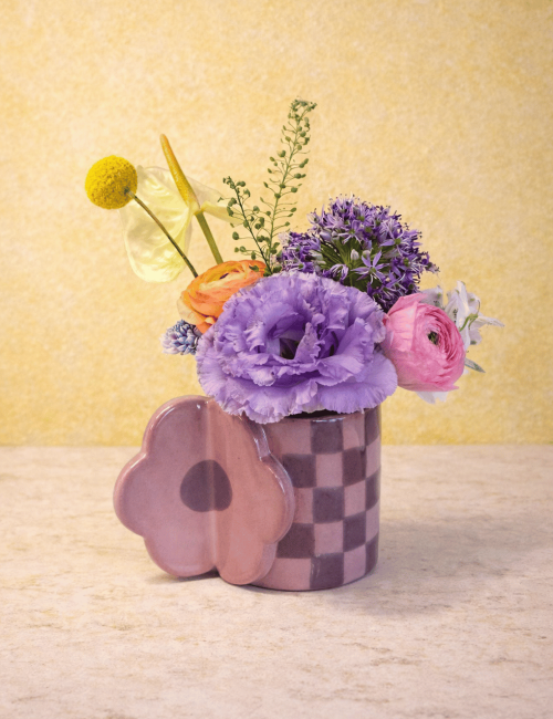 Lilies Bloom Mug Cherry